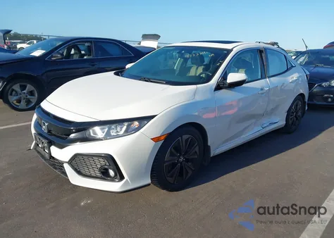 2017 Honda Civic Ex-L from USA, damaged, VIN SHHFK7H76HU200875